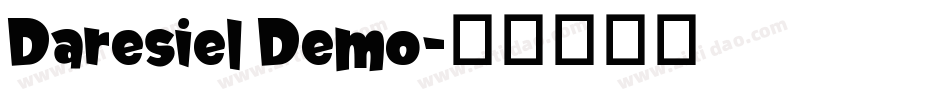 Daresiel Demo字体转换